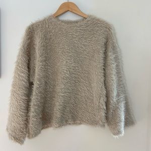 Zara shaggy oversize sweater